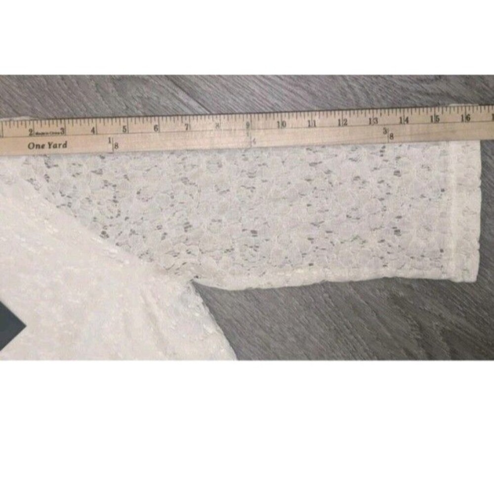 Lookbook Women’s Maxi Dress Size 12 Ivory 3/4 Sleeve Lace NEW with Tags - Picture 13 of 15
